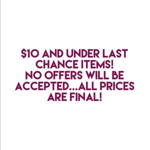 Other - $10 and under last chance items Other - $10 and under last chance items
